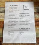 Acuppa Cafe Hamilton Menu