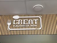 greta flavours of india restaurant sign