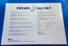 Kneads All Day Menu Hobsonville Cafe