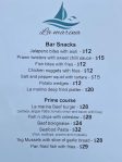 La Marina Restaurant Menu