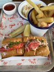 Lobster & Wagyu Chips, Coleslaw & Classic Lobster Roll