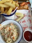 Lobster & Wagyu Chips, Coleslaw & Lobster Roll