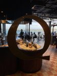 Queens Rooftop Bar Q Logo at Entrance