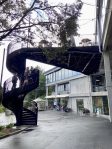 Stairwell outside The Sheds, Made Market, Hamilton East