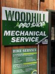 Woodhill Forest Park Mountain Bike Track Pro Shop Sign
