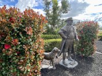 Zealong Tea Estate Statue and Dog