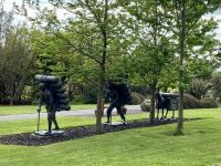 Zealong Tea Estate Statues Walking