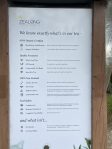 Zealong Tea Information Sign